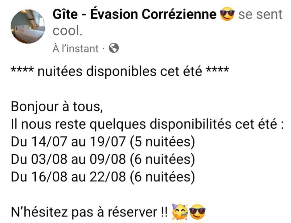 Hébergement de vacances Evasion Correzienne